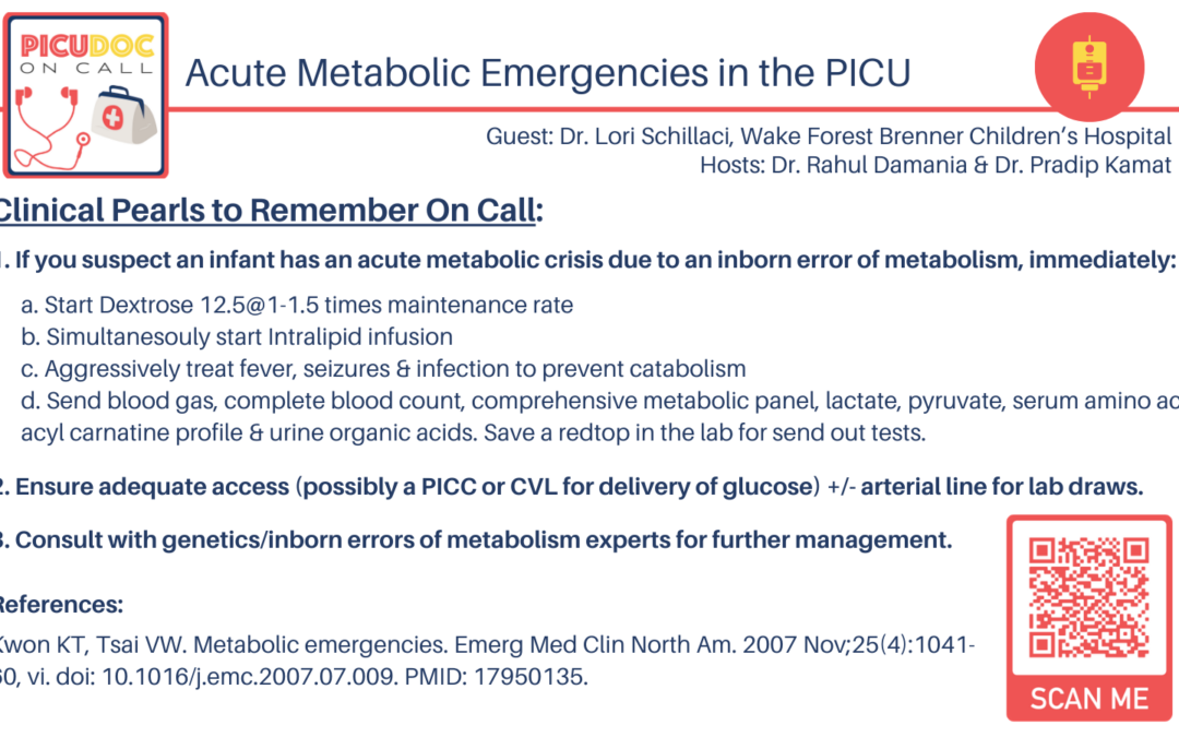 Acute Metabolic Emergencies