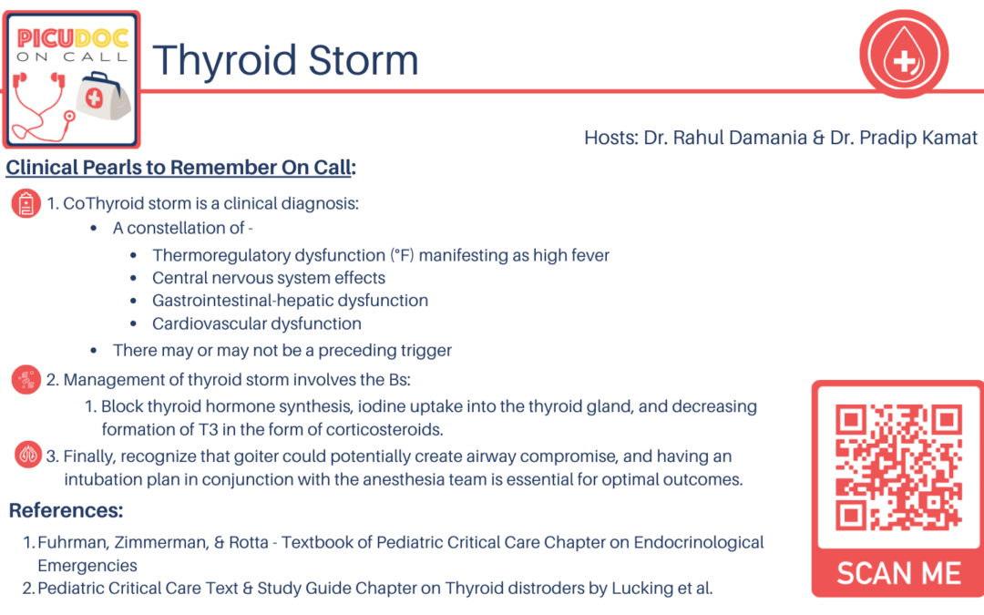 PICU Approach to Thyroid Storm