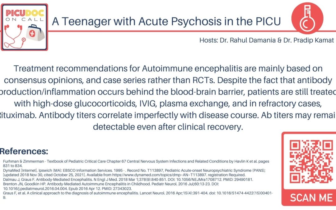 A Teenager with Acute Psychosis in the PICU