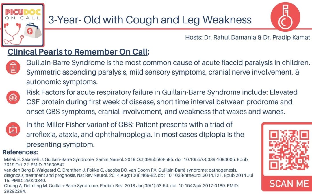 3-year-Old with Cough and Leg Weakness