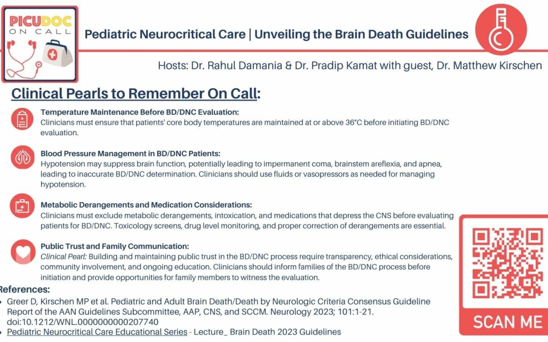 Pediatric Neurocritical Care | Unveiling the Brain Death Guidelines