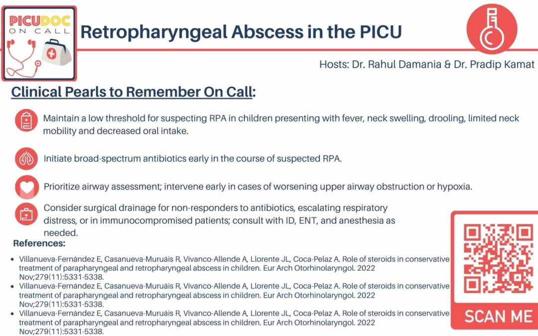 Retropharyngeal Abscess in the PICU