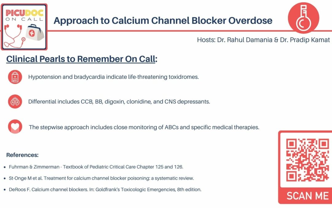 Approach to Calcium Channel Blocker Overdose